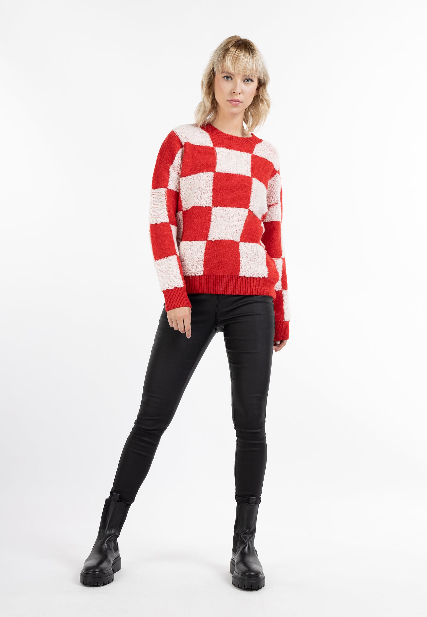 myMo ROCKS damski sweter dzianinowy