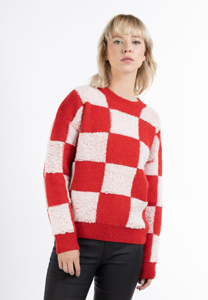 myMo ROCKS damski sweter dzianinowy