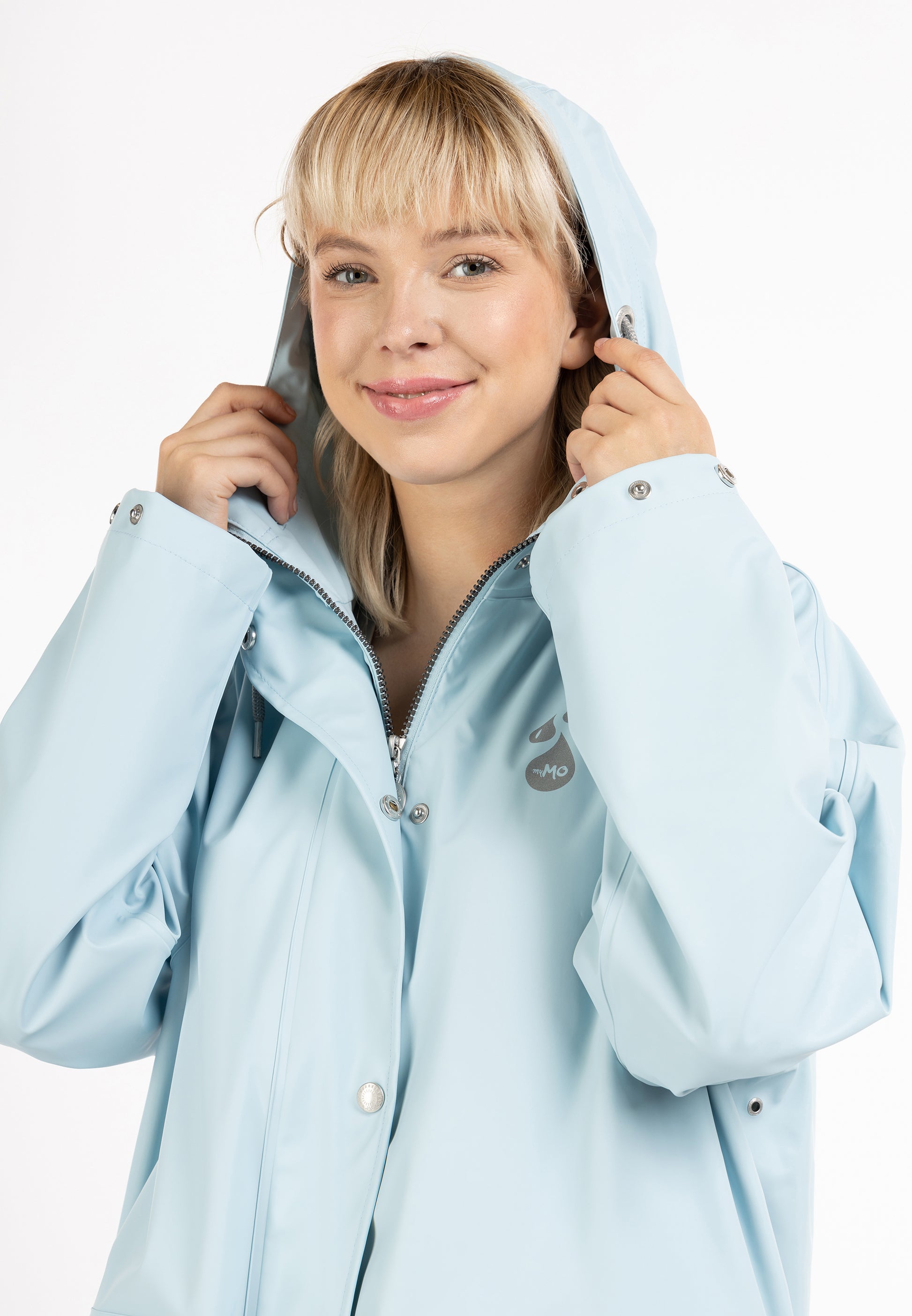 myMo damski płaszcz przeciwdeszczowy oversize