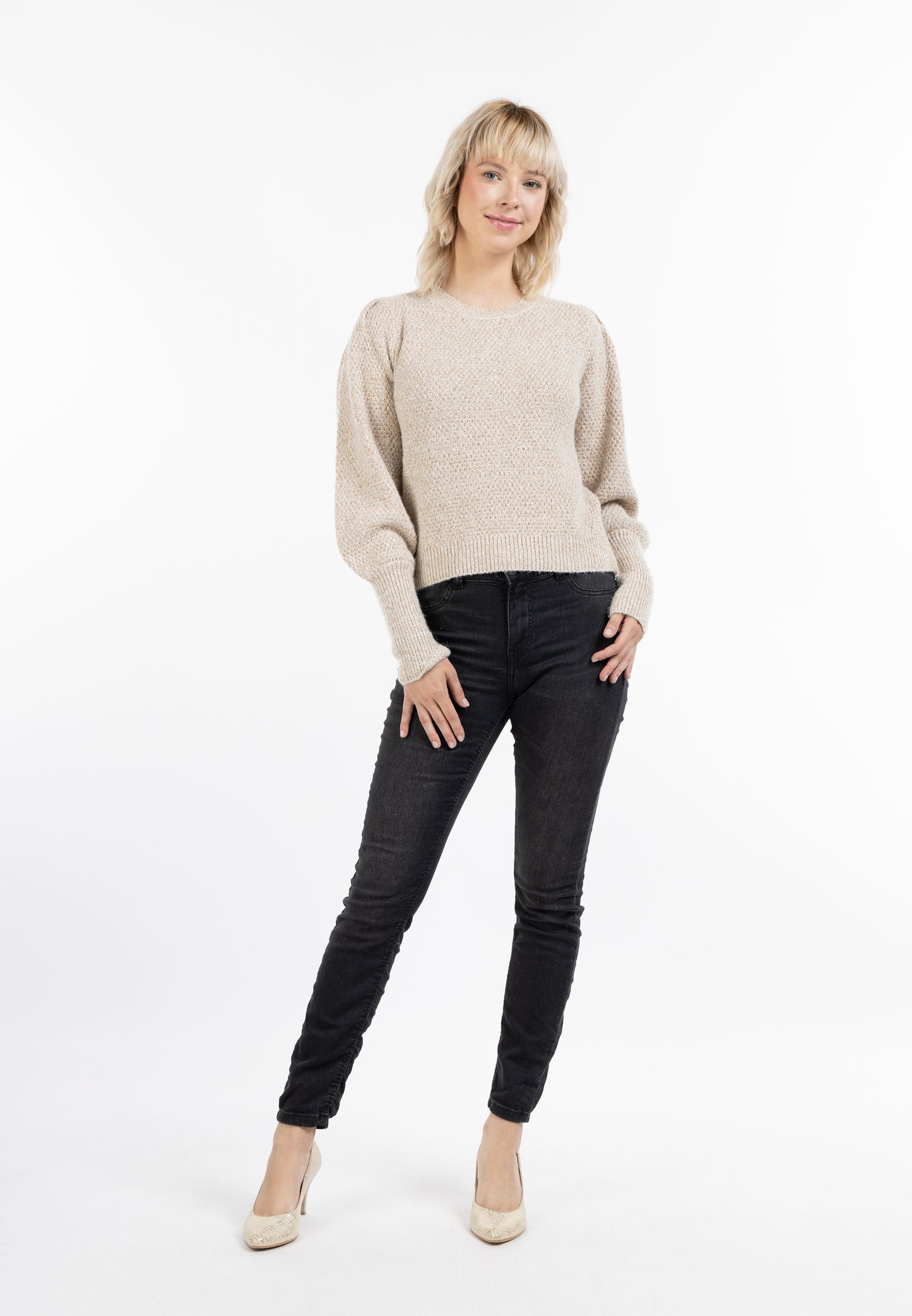 myMo Damen Strickpullover