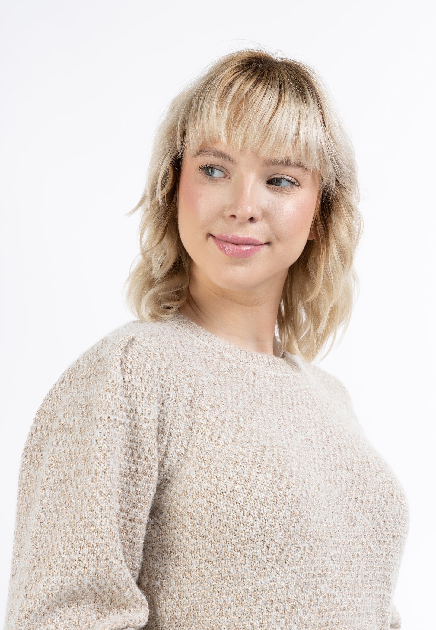 myMo Damen Strickpullover
