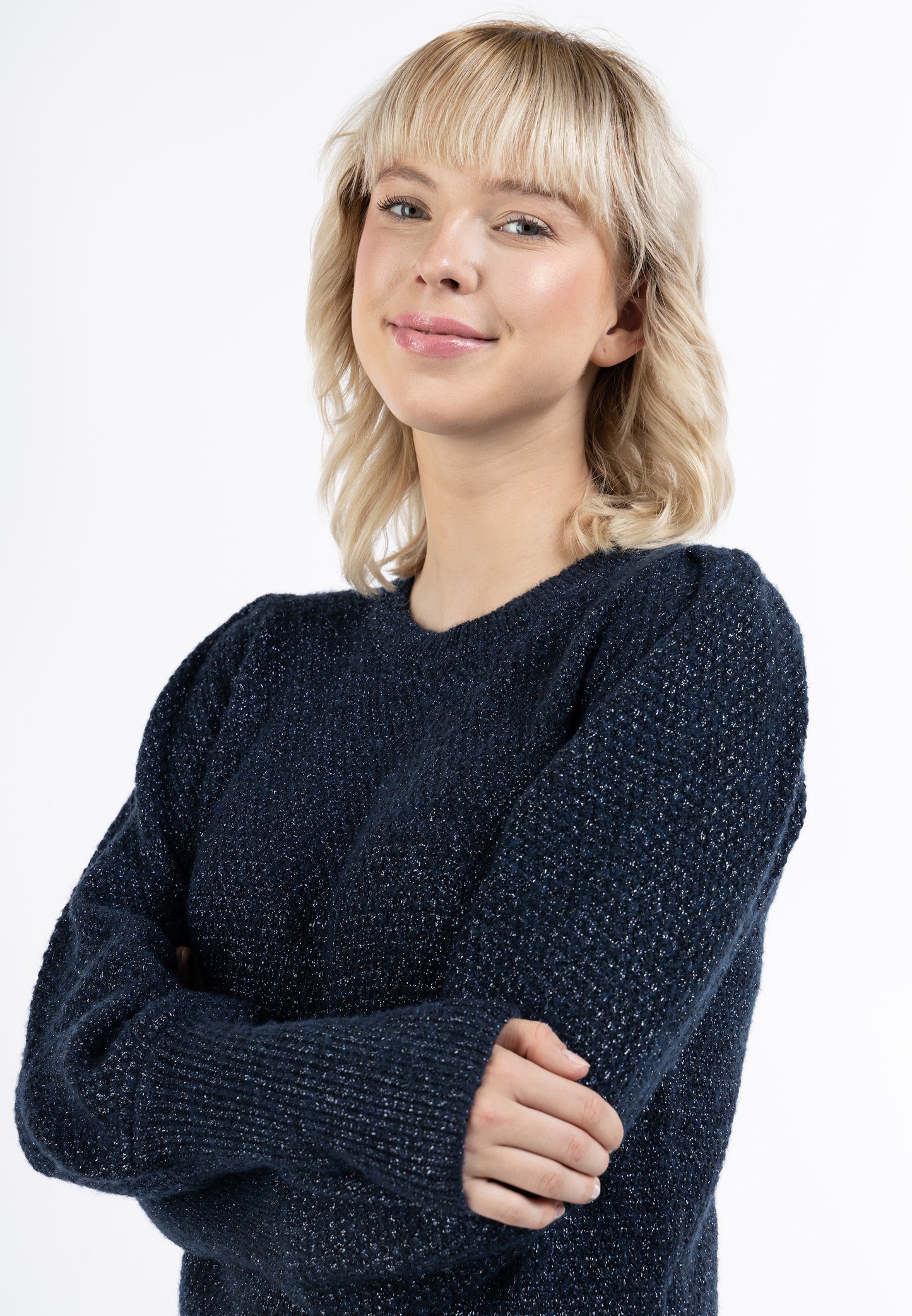 myMo Damen Strickpullover