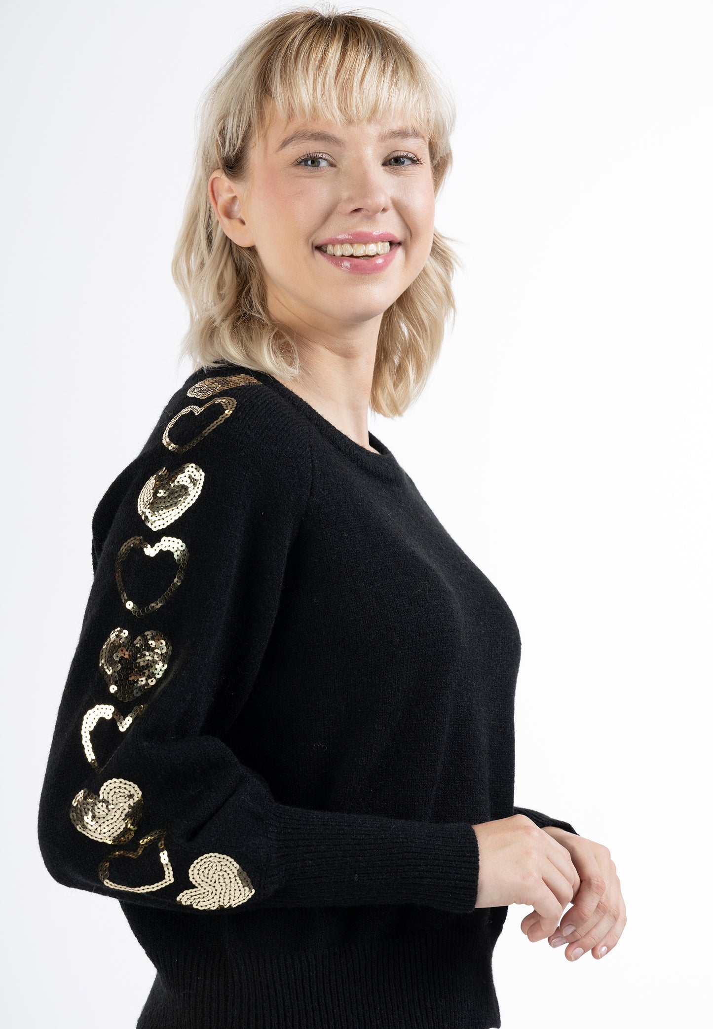 myMo Damen Strickpullover