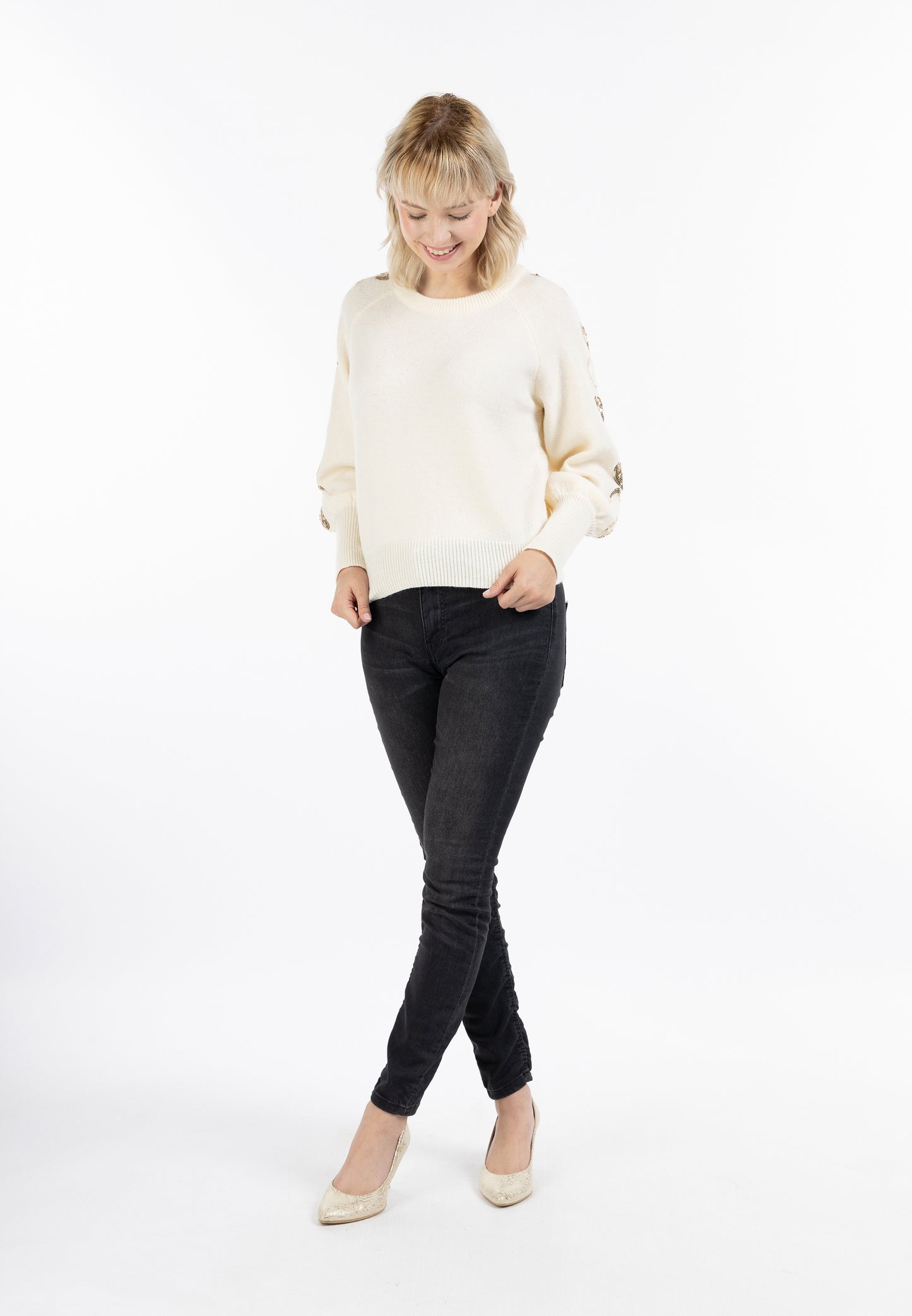 myMo Damen Strickpullover