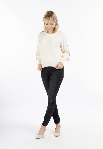myMo Damen Strickpullover