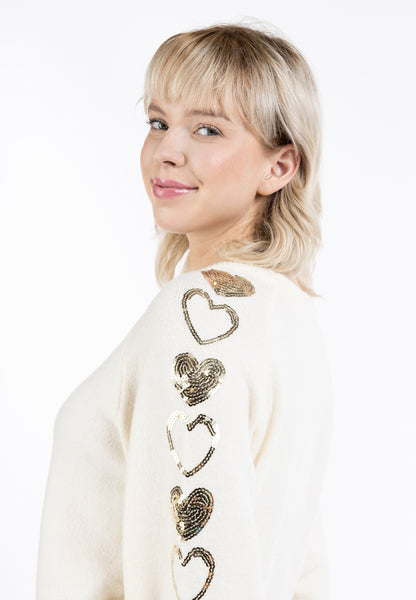 myMo Damen Strickpullover