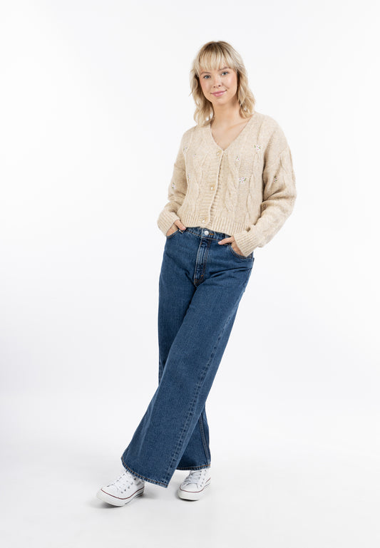 myMo Damen Strickjacke