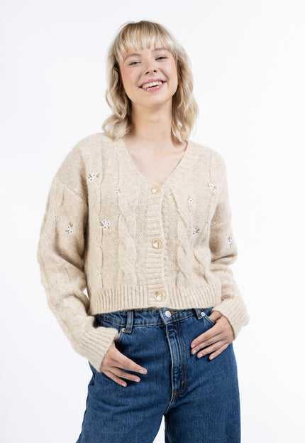 myMo Damen Strickjacke