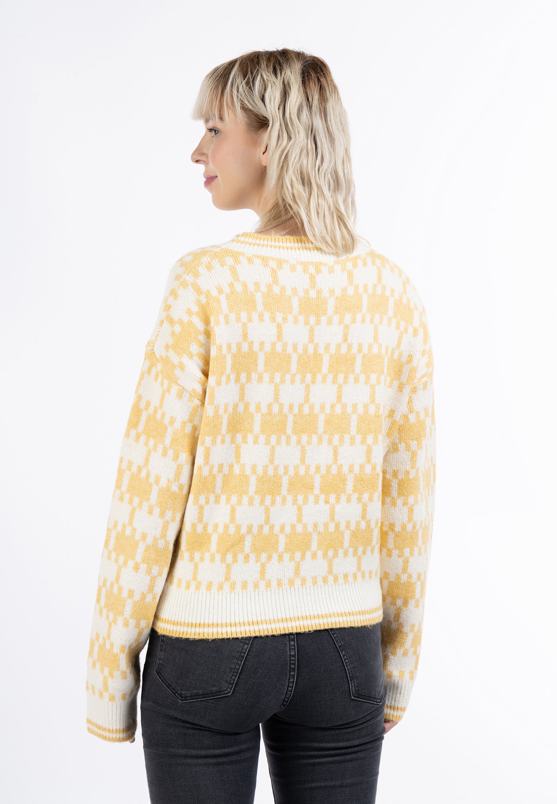 myMo Damen Strickpullover