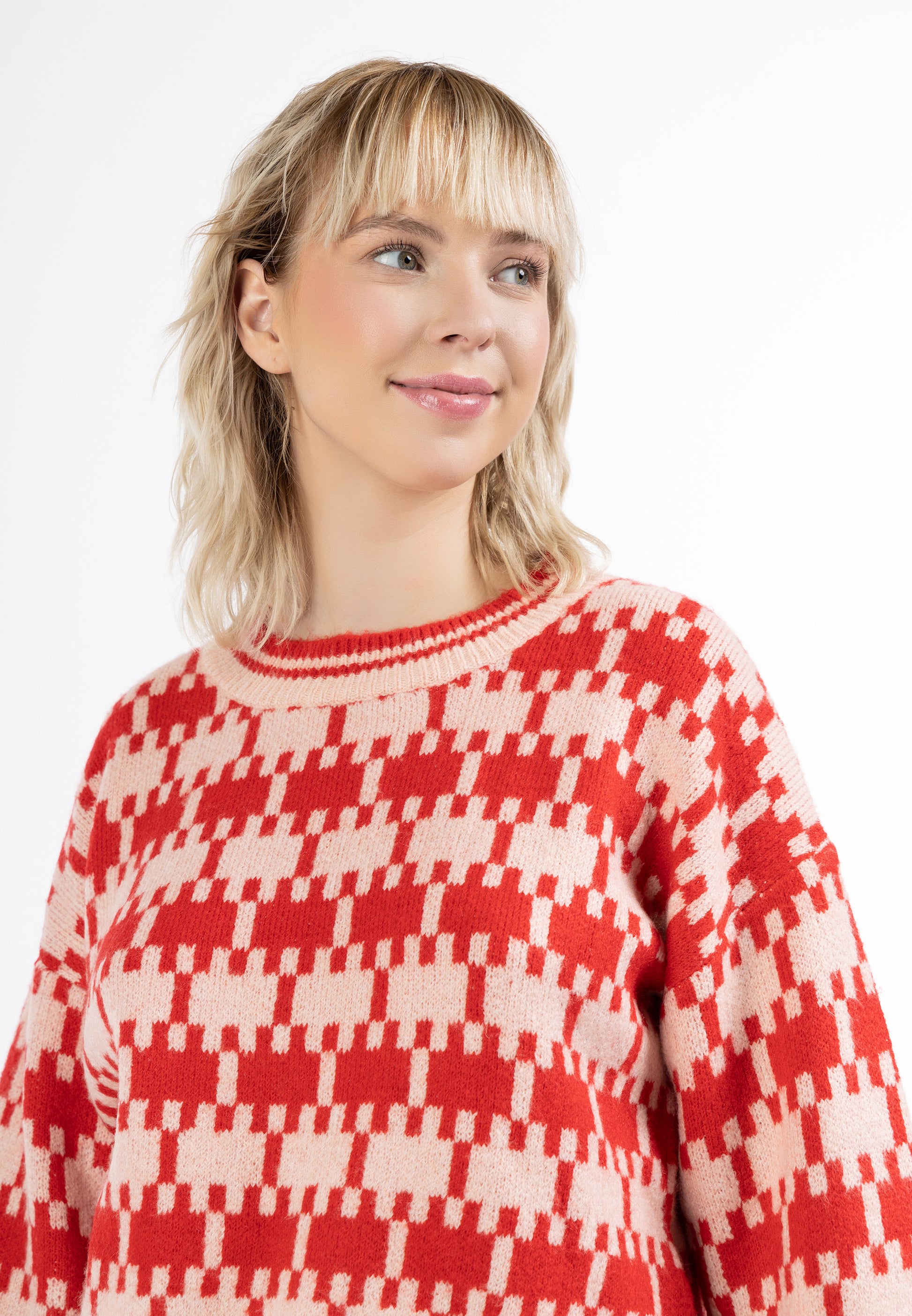 myMo Damen Strickpullover