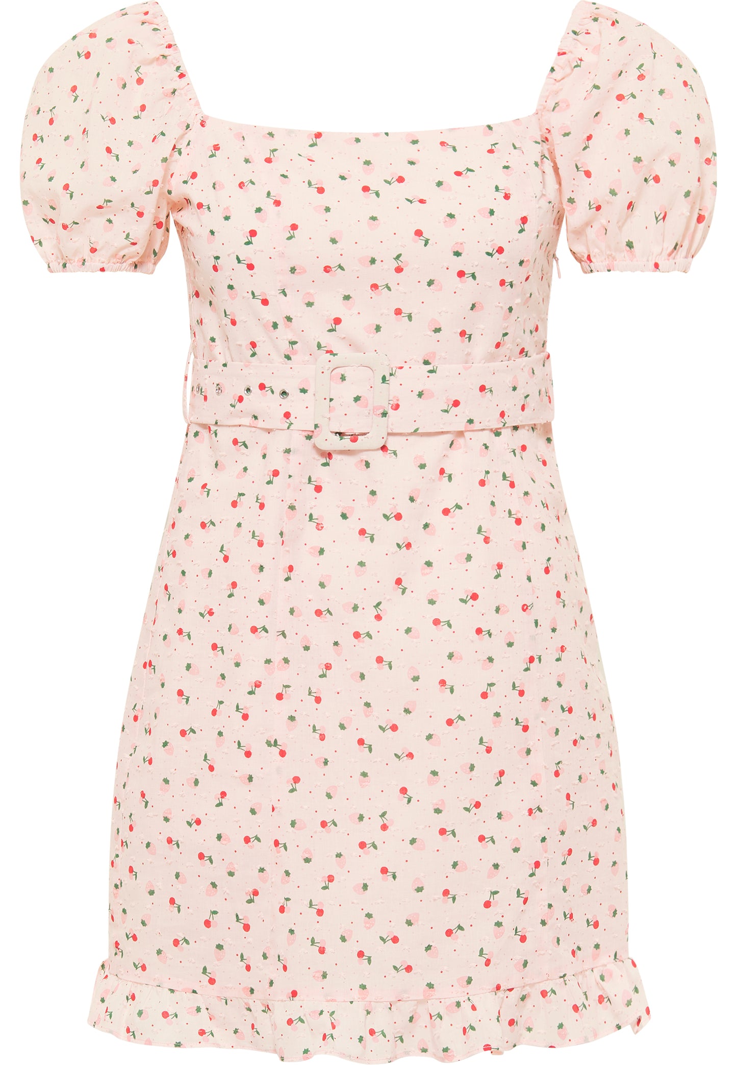 myMo Damen Kurzarm Mini Kleid