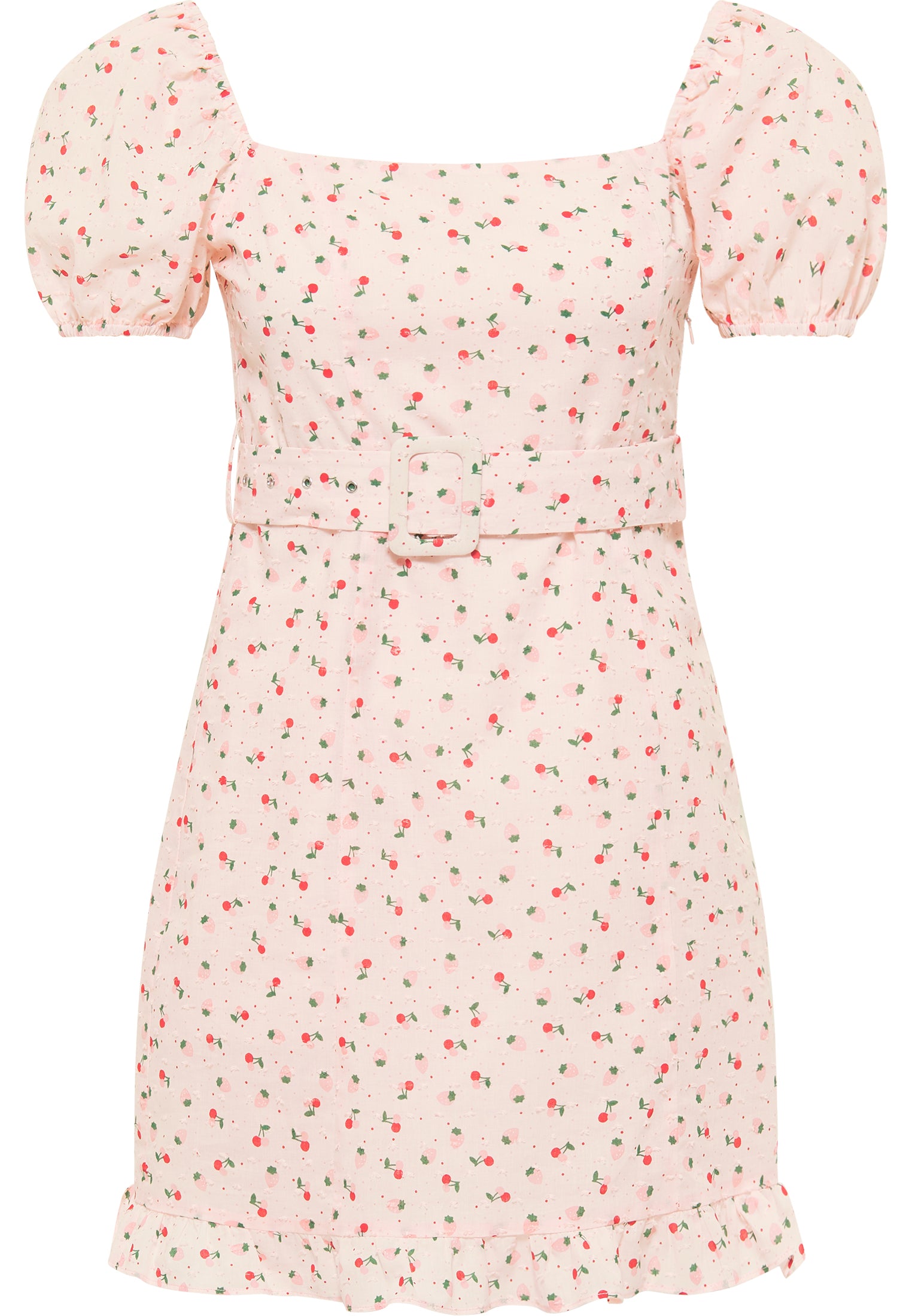 myMo Damen Kurzarm Mini Kleid