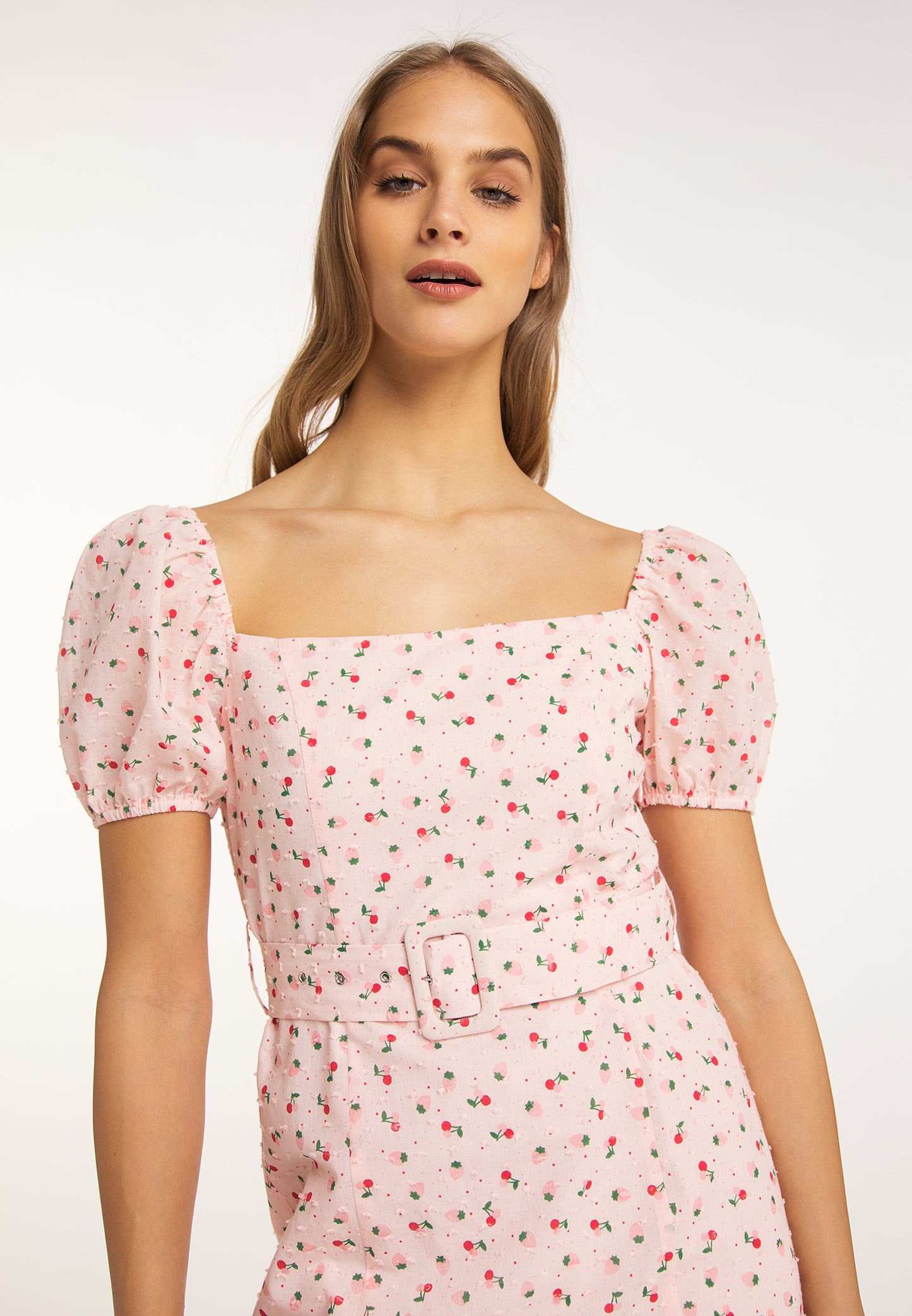 myMo Damen Kurzarm Mini Kleid