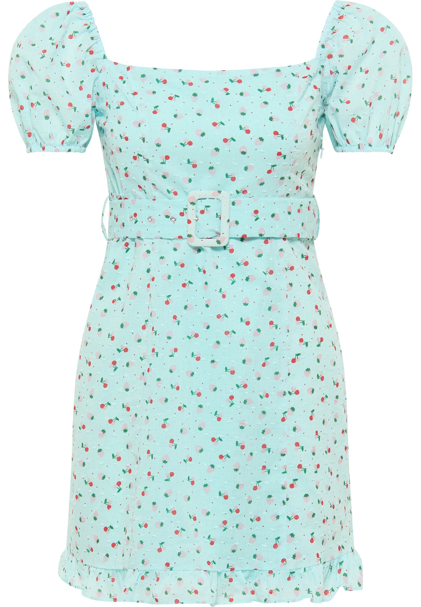 myMo Damen Kurzarm Mini Kleid