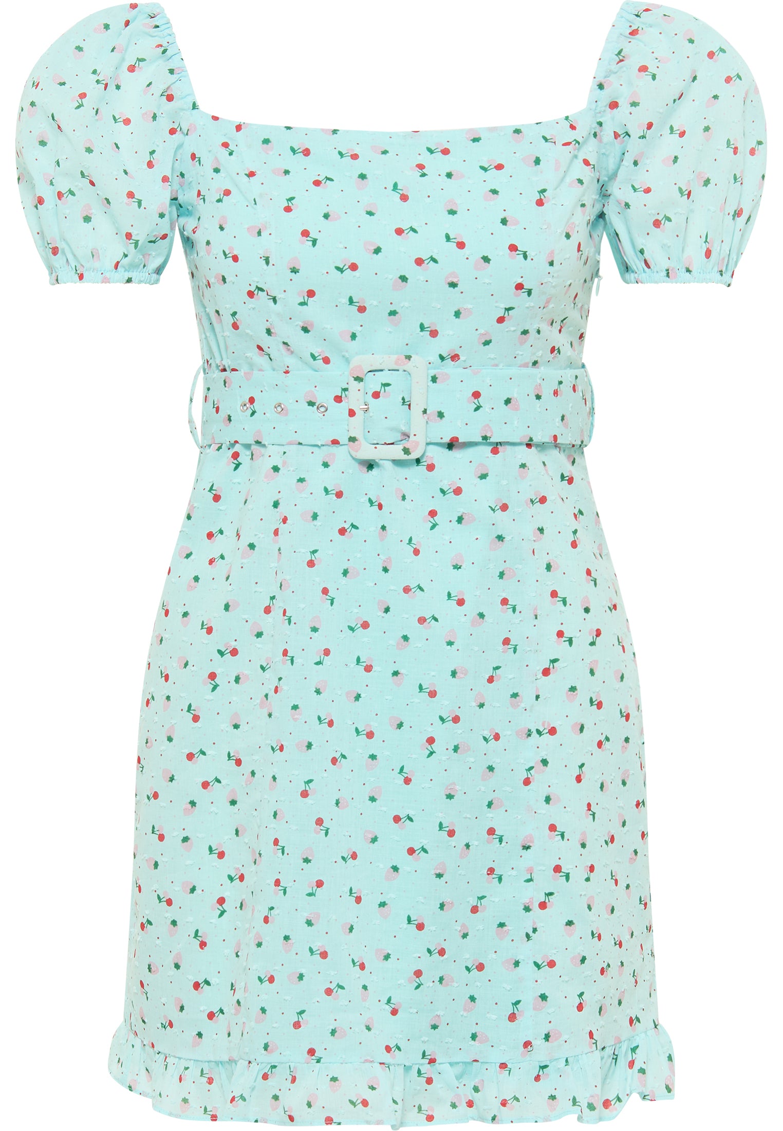 myMo Damen Kurzarm Mini Kleid