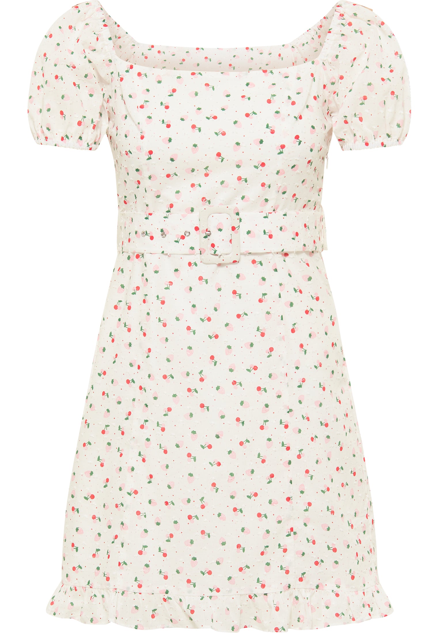 myMo Damen Kurzarm Mini Kleid