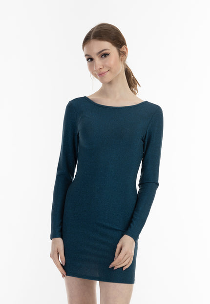 myMo at night Damska dzianinowa sukienka z długim rękawem Kleid Mini