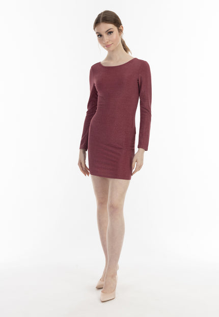 myMo at night Damska dzianinowa sukienka z długim rękawem Kleid Mini