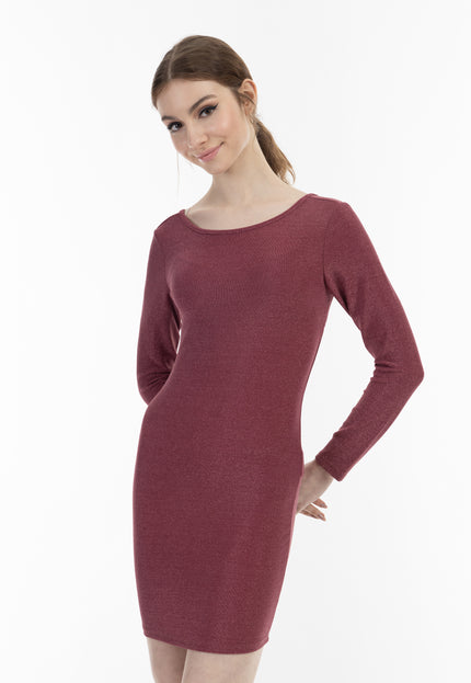 myMo at night Damska dzianinowa sukienka z długim rękawem Kleid Mini