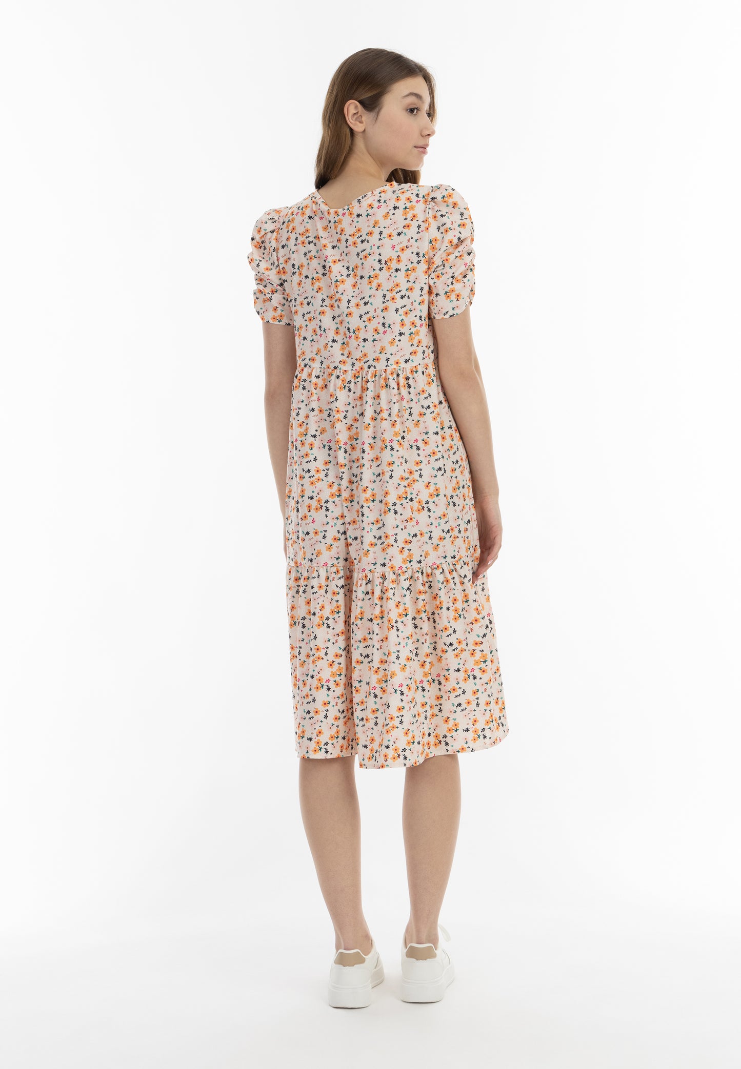 myMo Women's Midi Short Sleeve Dress