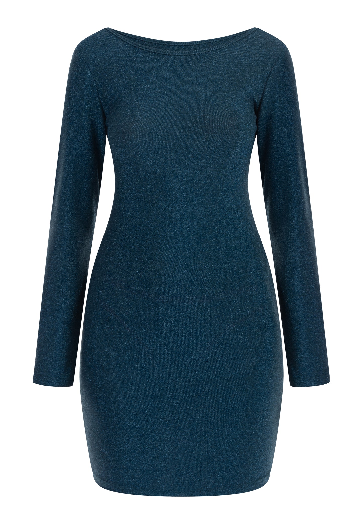myMo at night Damen Strick Langarm Kleid Mini