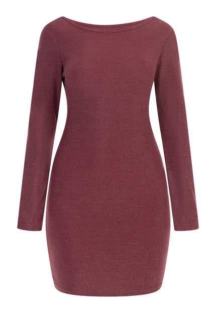 myMo at night Damska dzianinowa sukienka z długim rękawem Kleid Mini