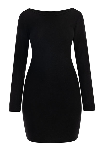 myMo at night Damska dzianinowa sukienka z długim rękawem Kleid Mini