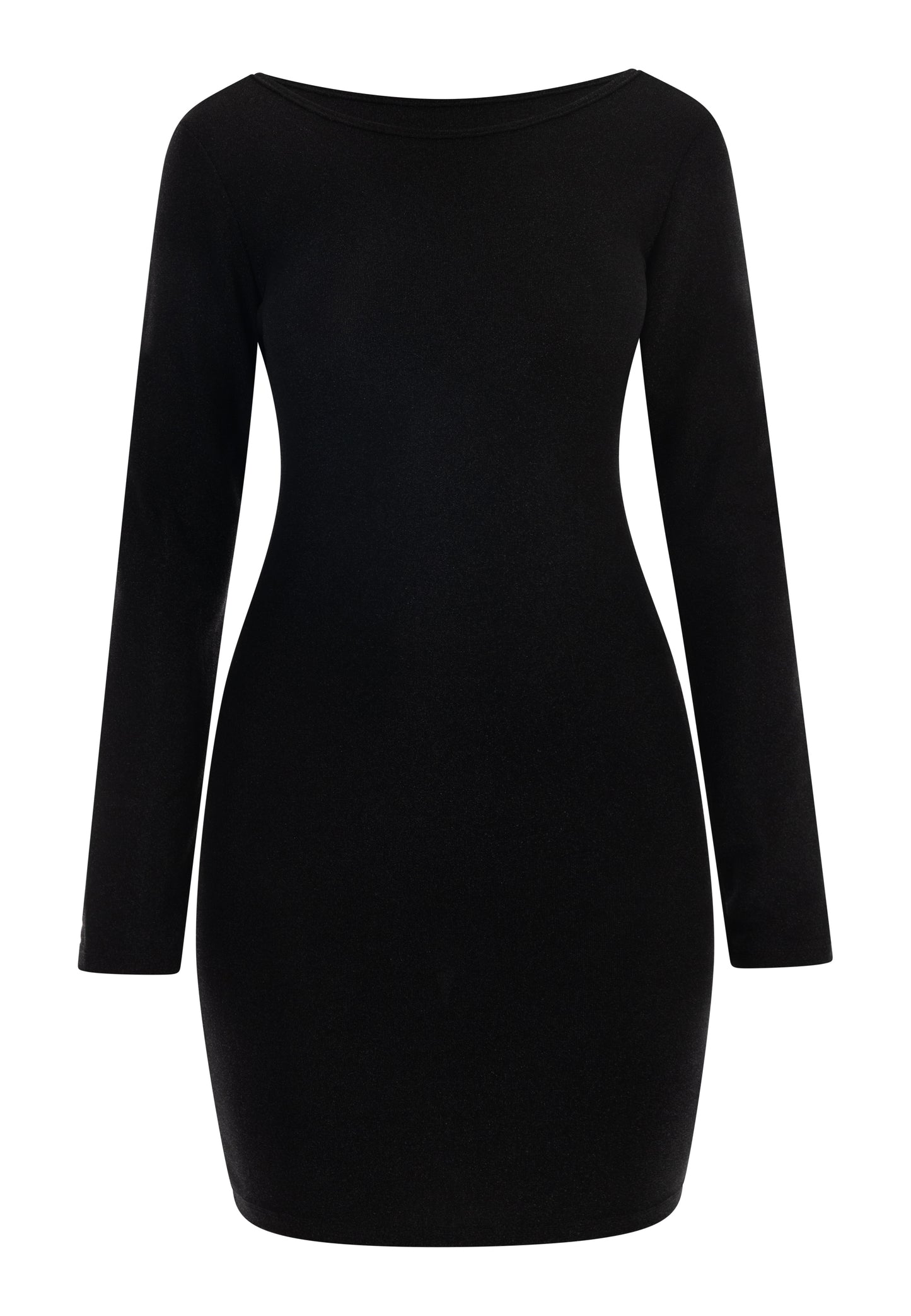 myMo at night Damen Strick Langarm Kleid Mini