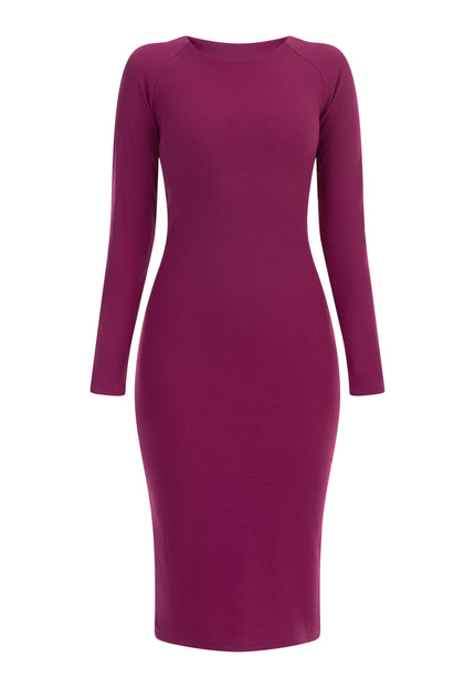 myMo at night Damska Midi z Długim Rękawem Kleid