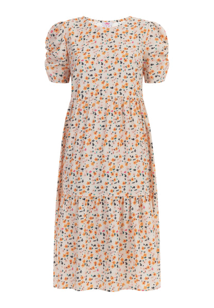 myMo Women's Midi Short Sleeve Dress