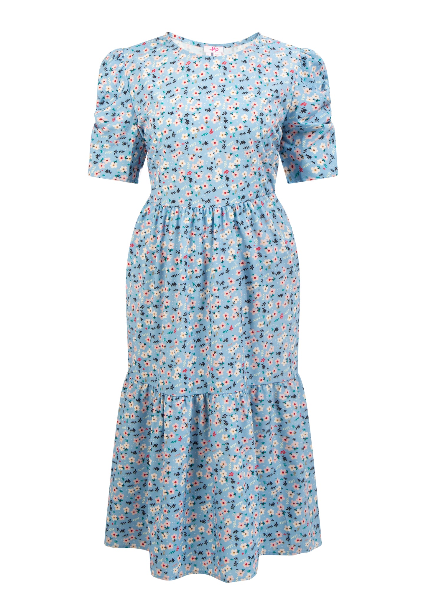 myMo Women's Midi Short Sleeve Dress