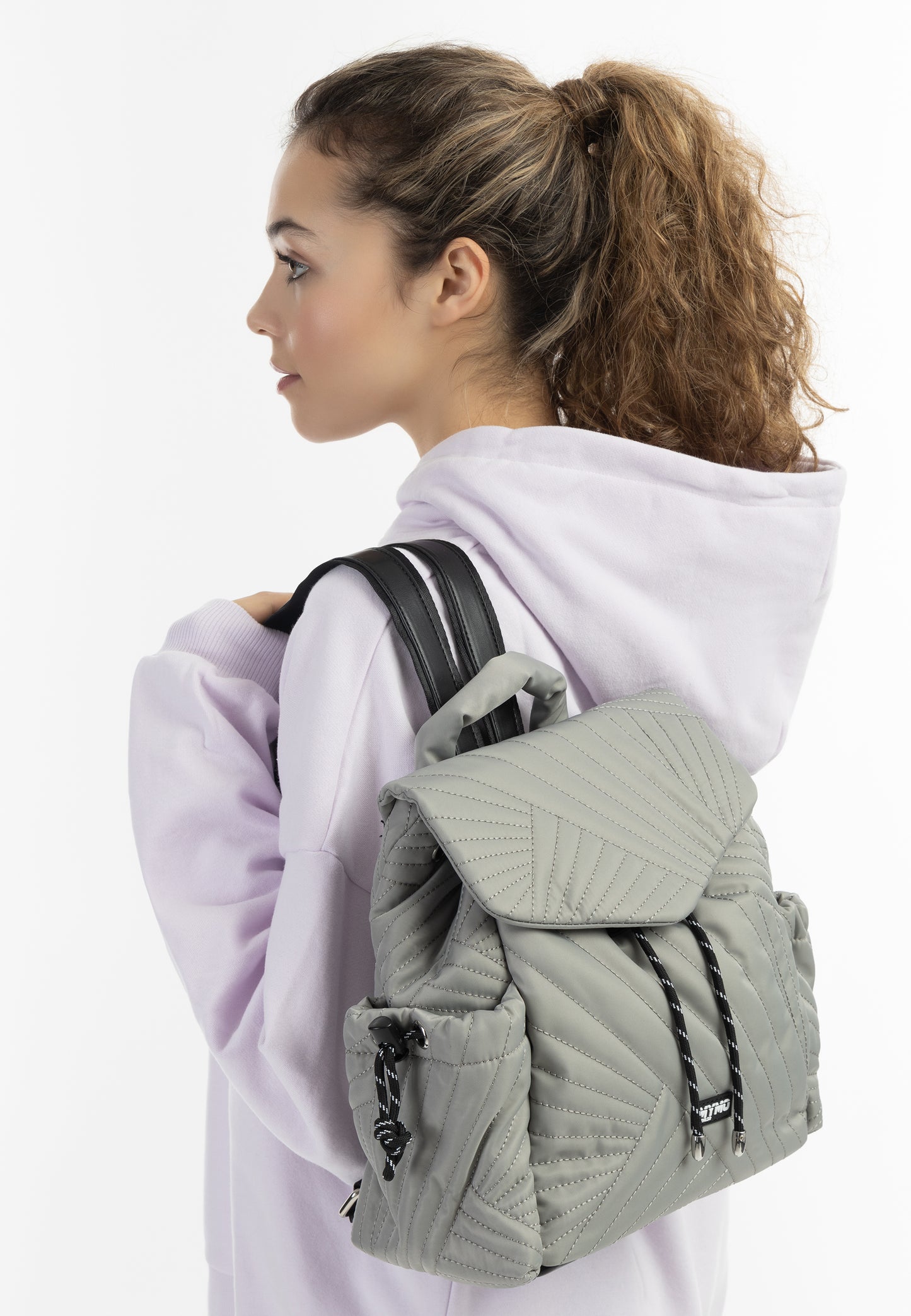 myMo ATHLSR Damen Rucksack mit gestepptem Muster