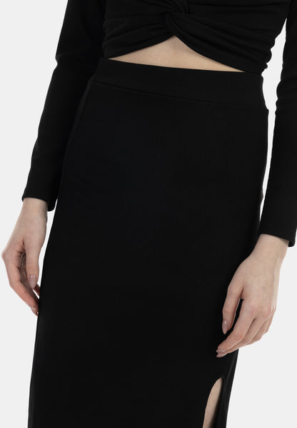 myMo at night Damen Jersey Midi Rock