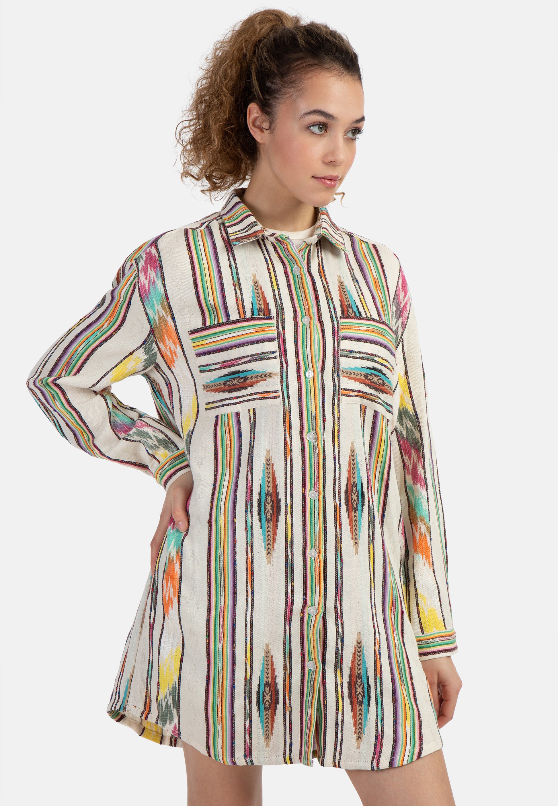 myMo Damen Shirt Kleid