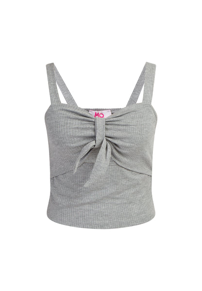 myMo Women's Rib Knit Strap Top