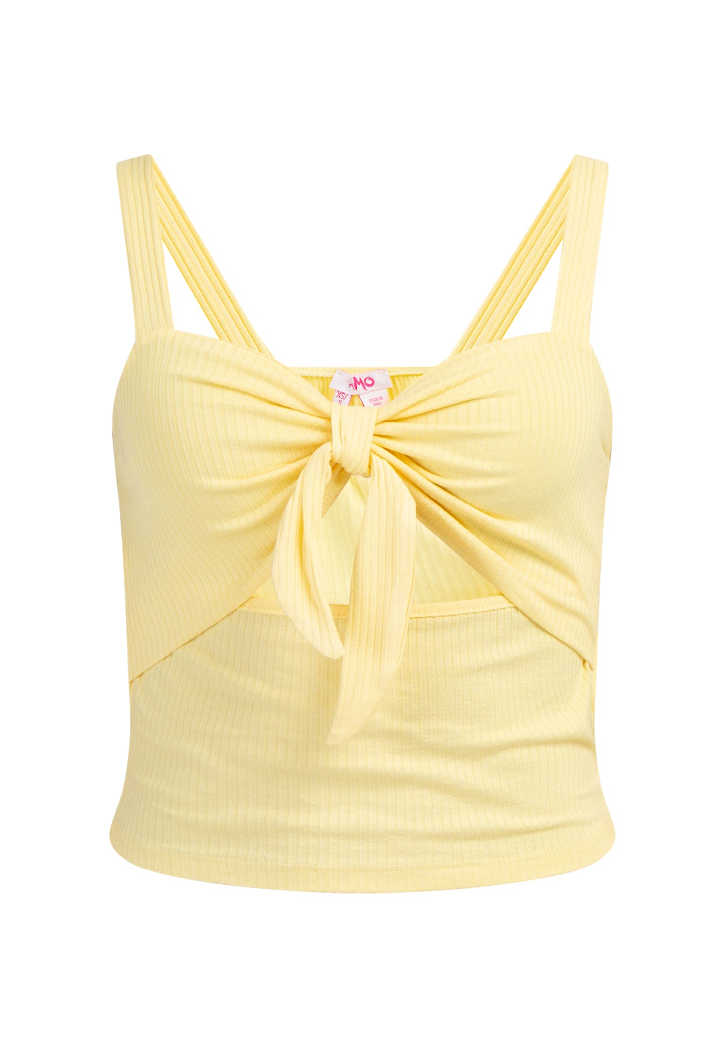 myMo Women's Rib Knit Strap Top