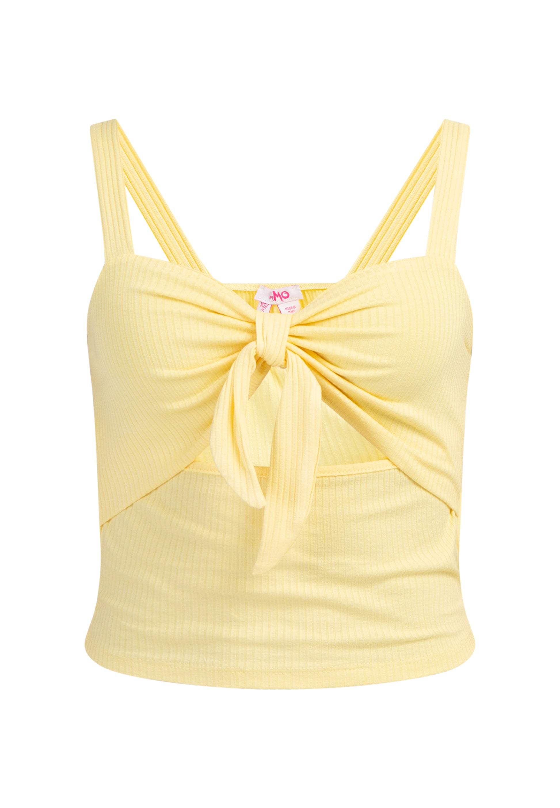 myMo Women's Rib Knit Strap Top