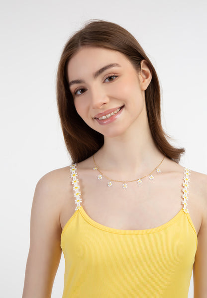 myMo Damen Rippstrick Mini Kleid