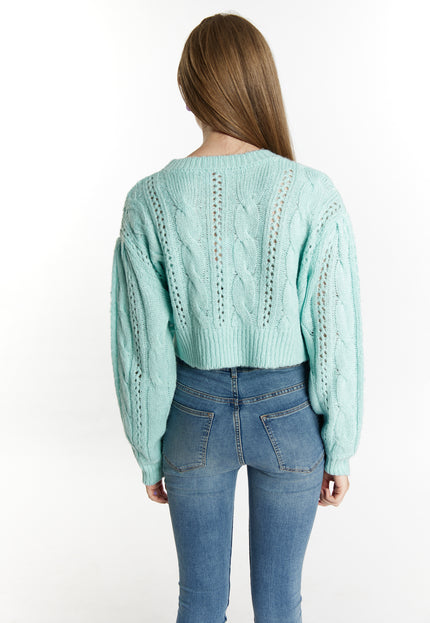 myMo Women's Knit Cropped Sweater