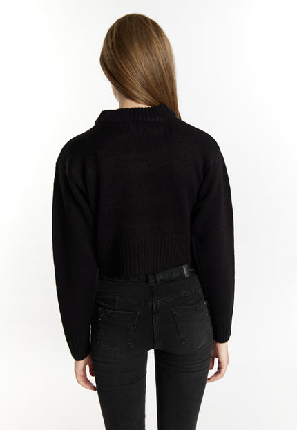 myMo Women's Cropped Sweater