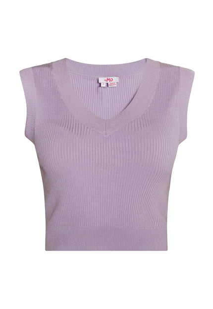 myMo Damski Sweter Bez Rękawów