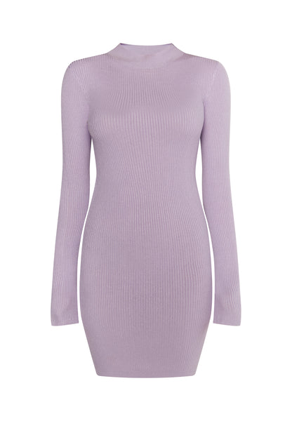 myMo Damen Mini Strick Kleid