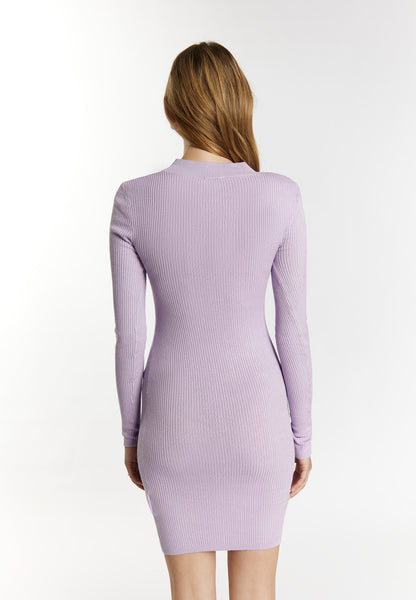 myMo Damen Mini Strick Kleid