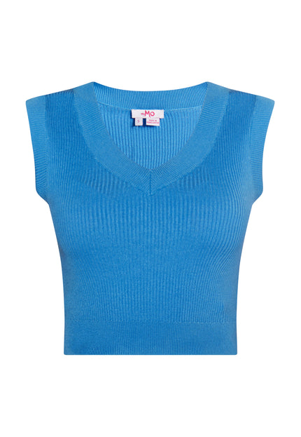myMo Damski Sweter Bez Rękawów