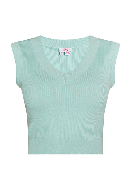 myMo Damski Sweter Bez Rękawów