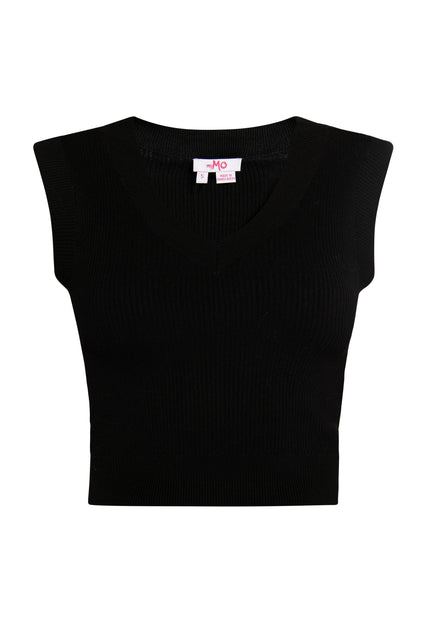myMo Damski Sweter Bez Rękawów