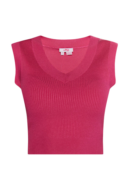 myMo Damski Sweter Bez Rękawów