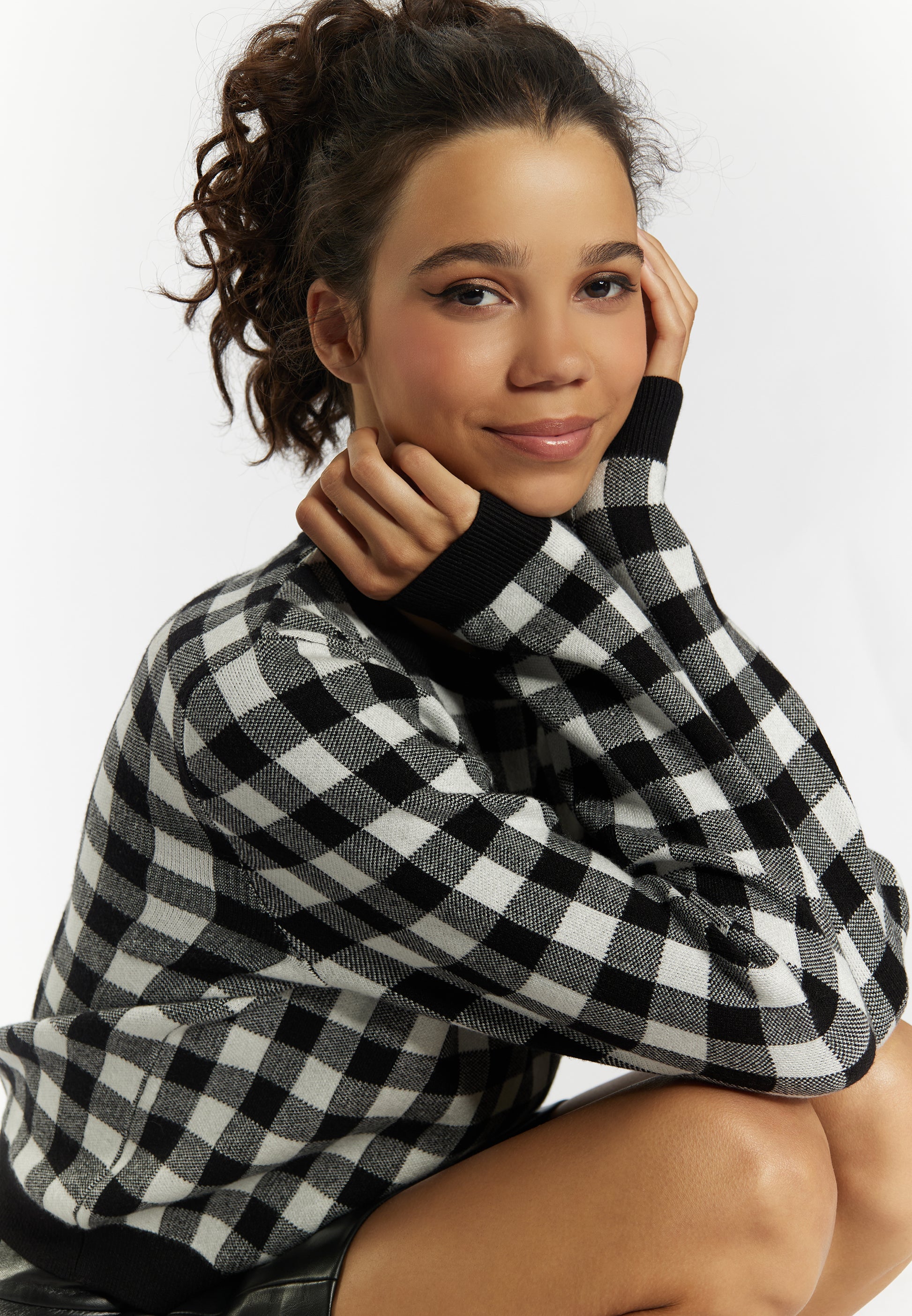 myMo ROCKS damski sweter dzianinowy