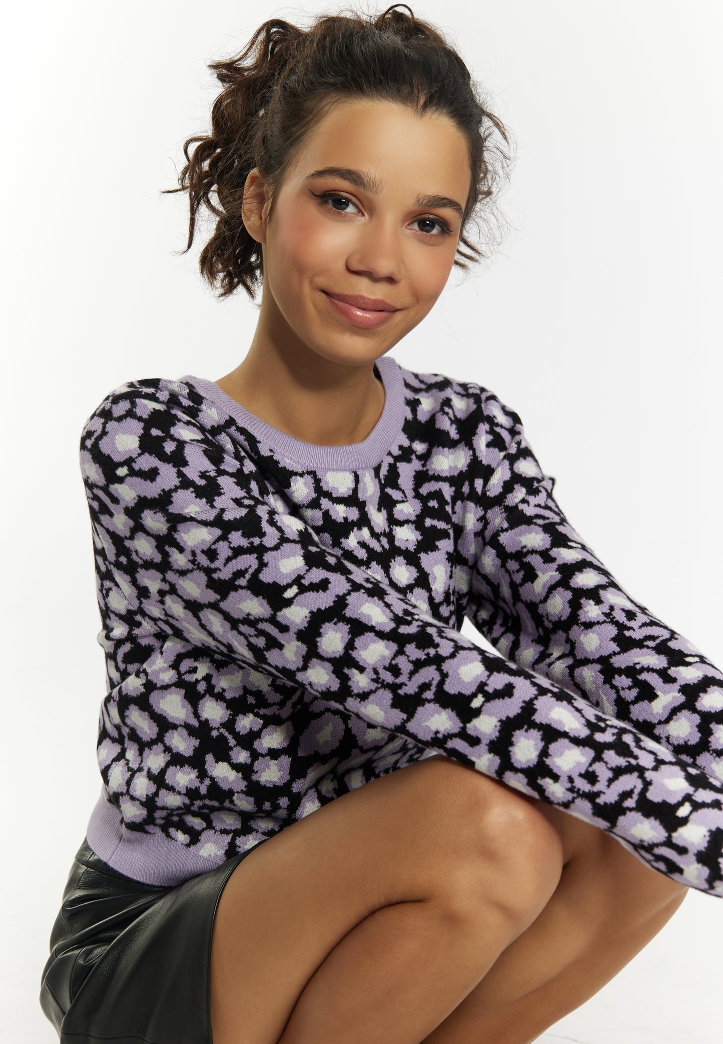 myMo ROCKS damski sweter dzianinowy