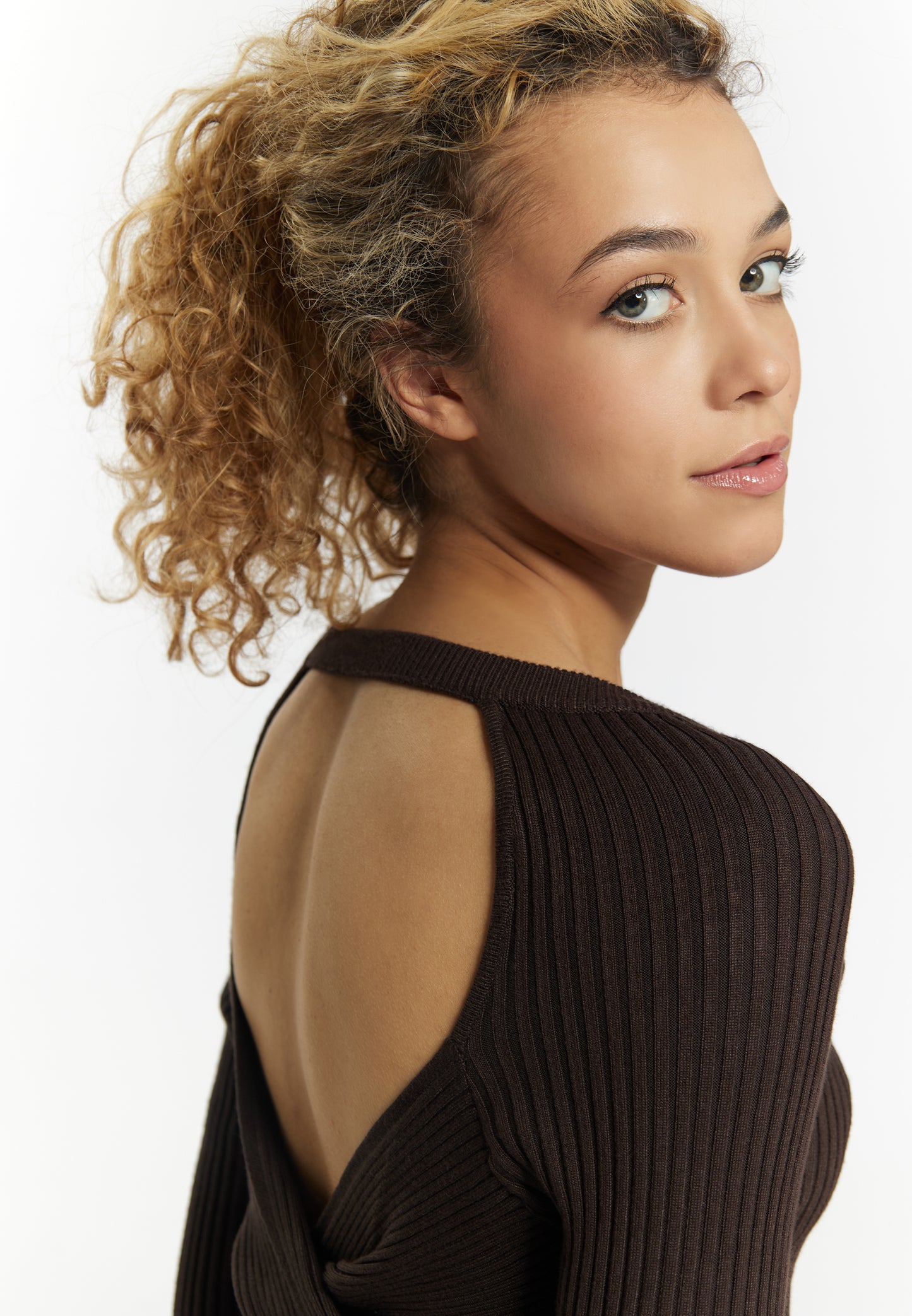 myMo at night Damen Rückenausschnitt Pullover